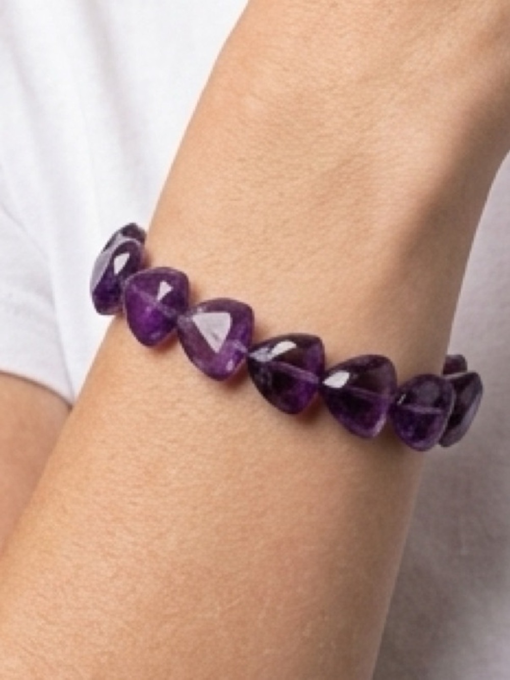 Amethyst Stretch Bracelet.